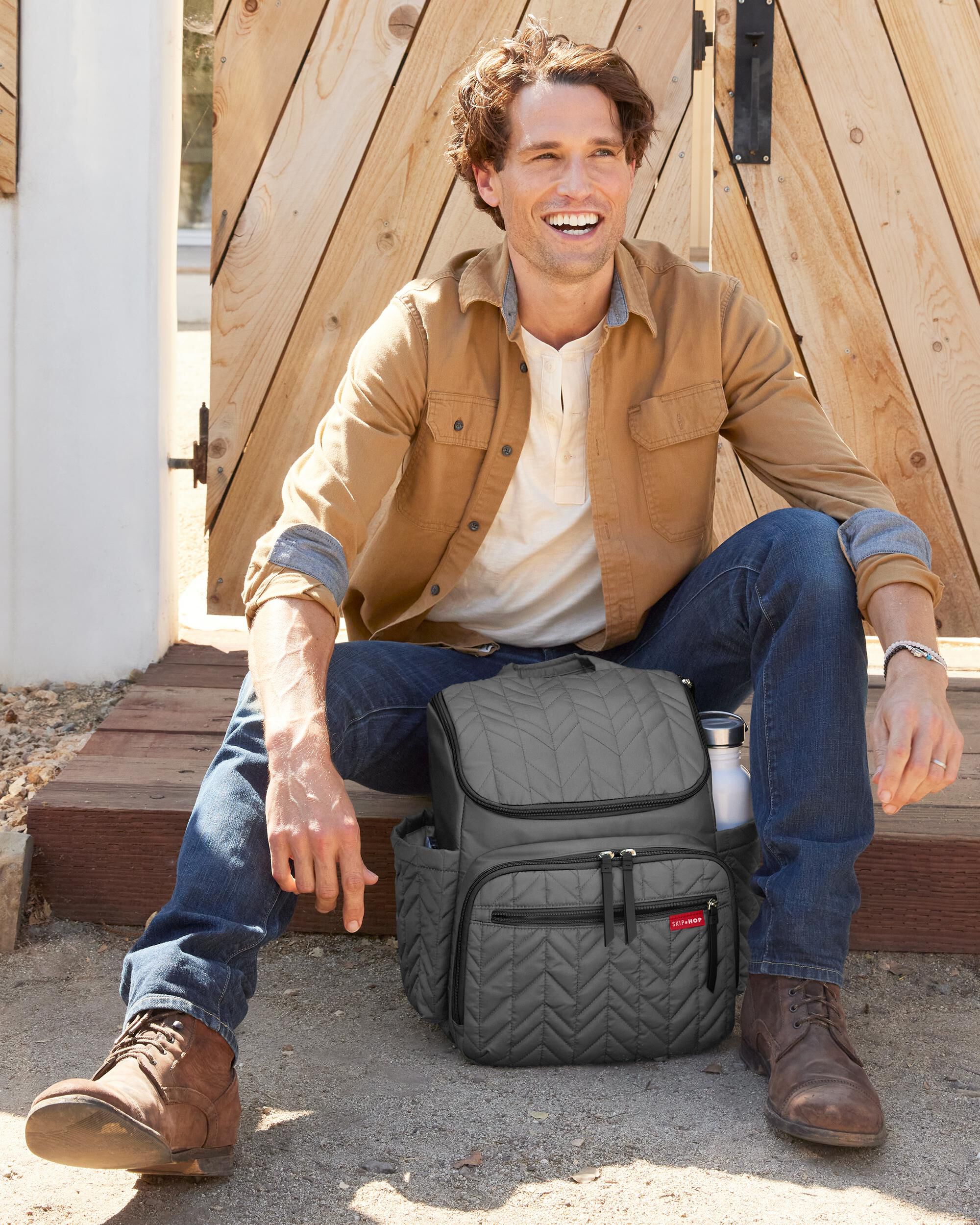 Skip hop grey backpack best sale