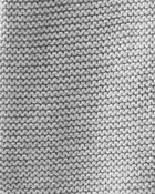 Toddler Organic Signature Stitch Cardigan in Grey, image 3 of 4 slides