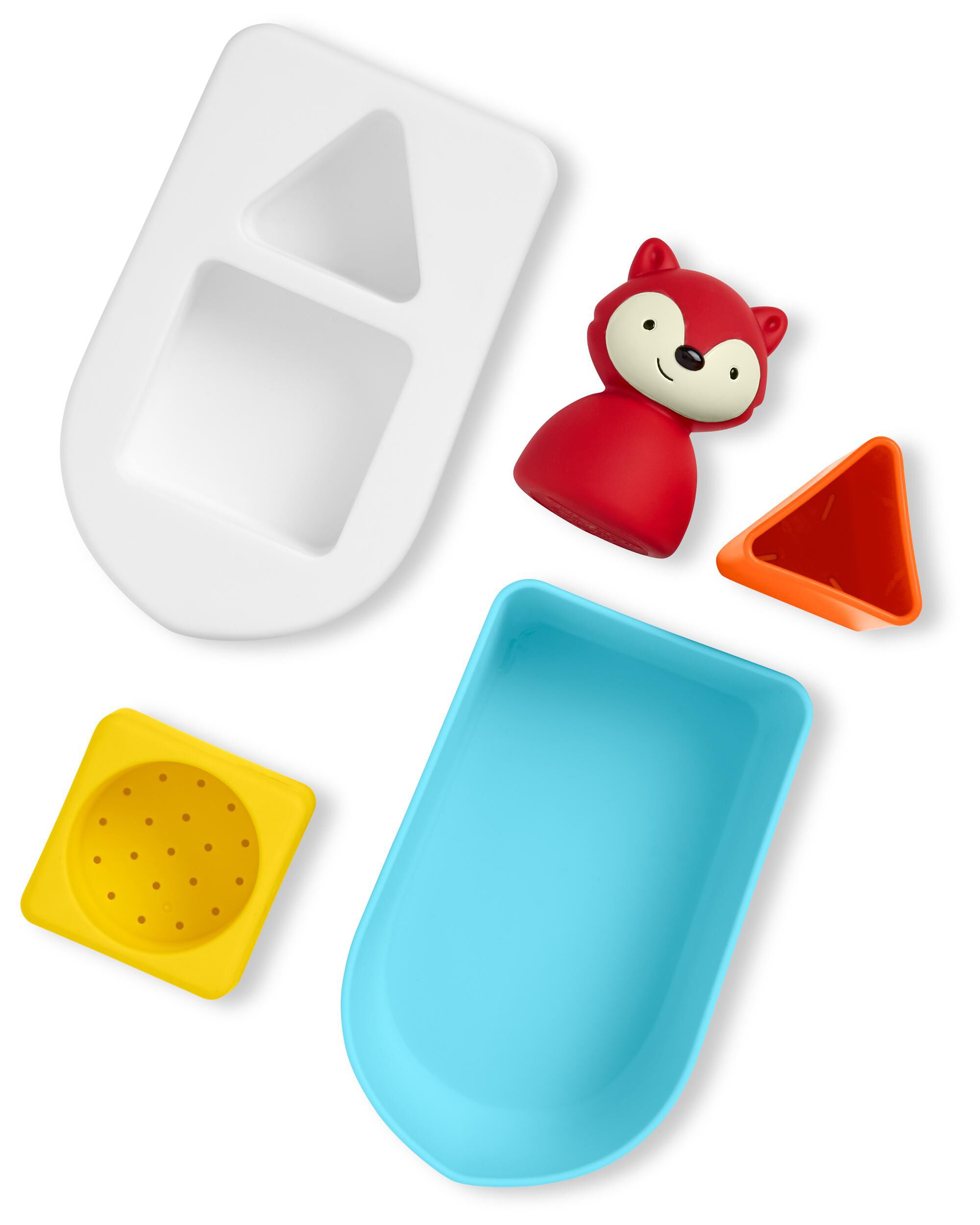 Zoo Sort & Stack Boat Baby Bath Toy, image 7 of 8 slides