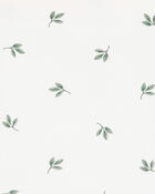 Baby Leaf Print PurelySoft Blanket - Ivory, image 3 of 4 slides
