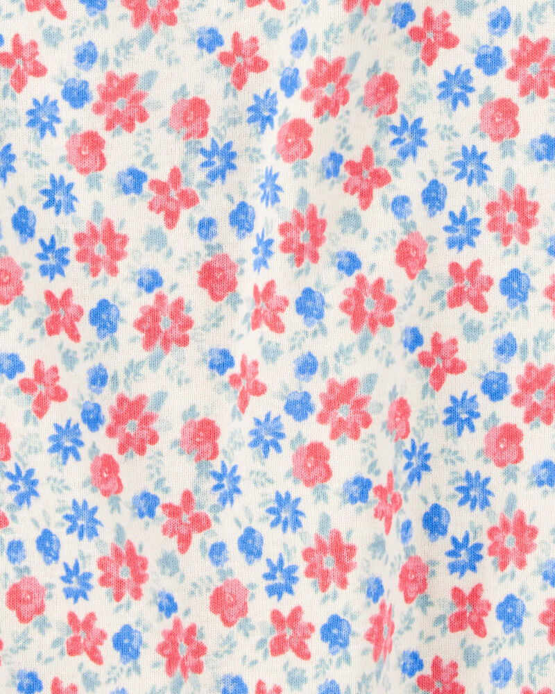 Baby Floral Cotton Romper, image 2 of 3 slides