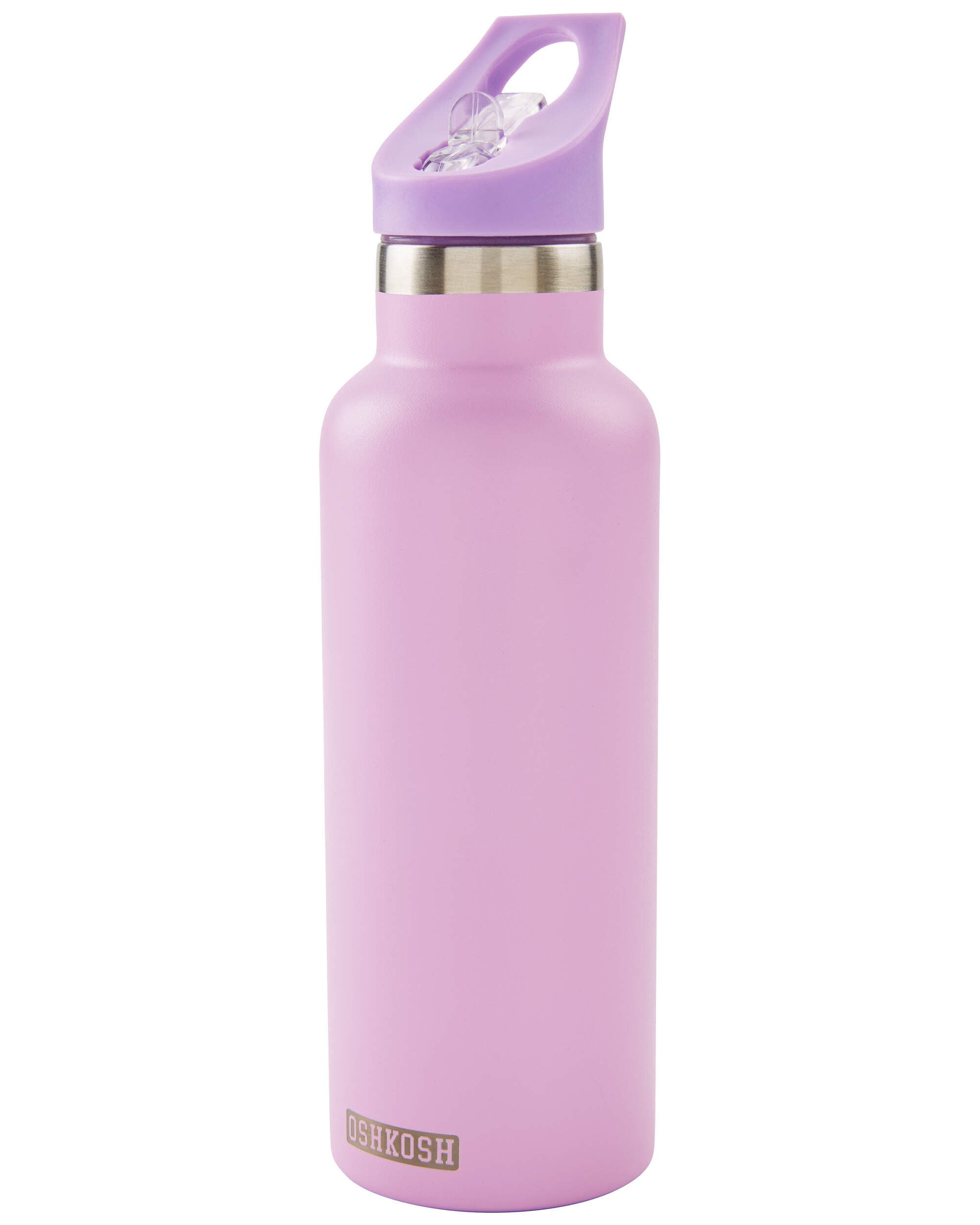 OshKosh Stainless Steel Water Bottle With Sticker Pack, image 1 of 3 slides