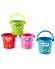 Multi Sesame Street Stack & Pour Bath Buckets | skiphop.com