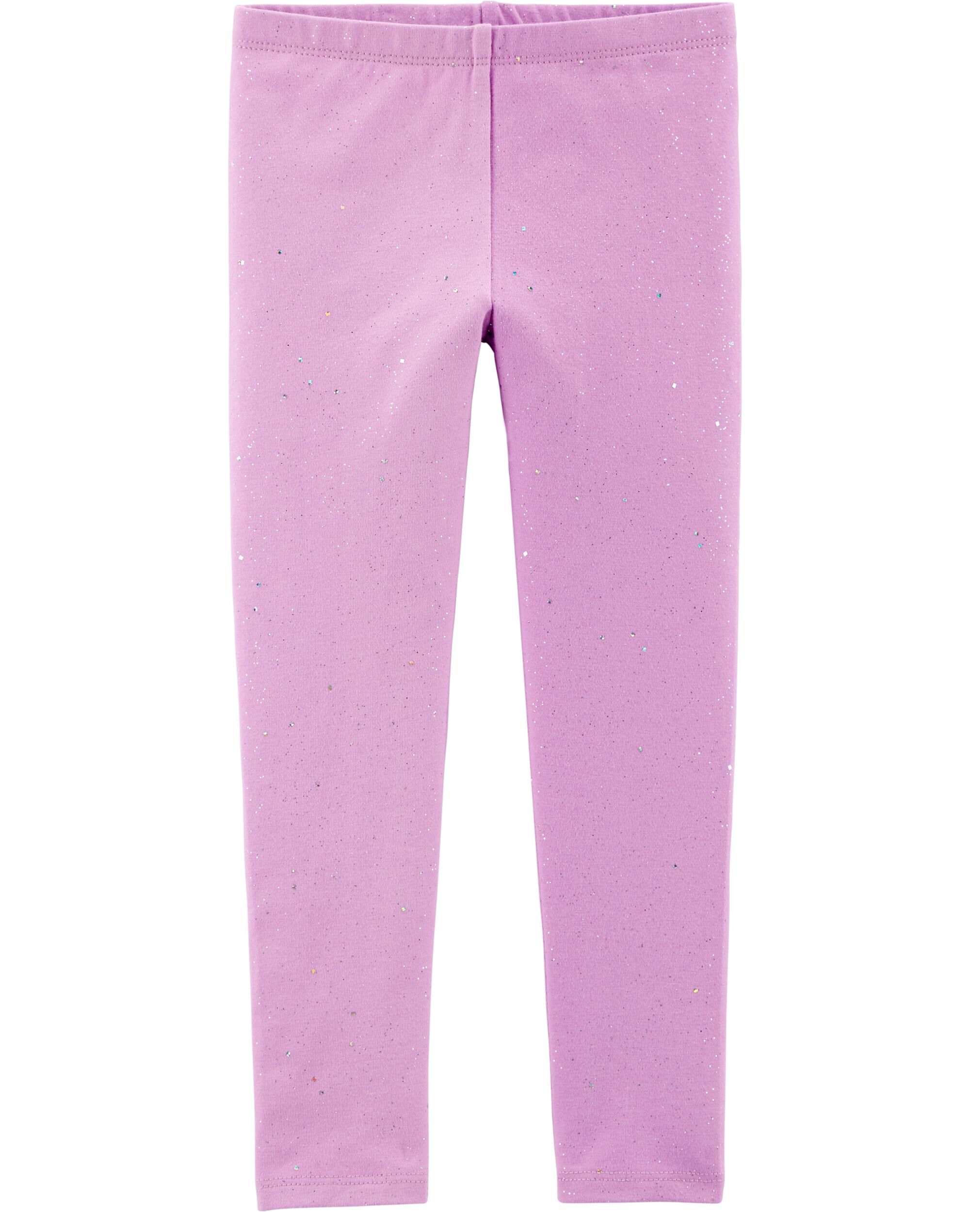 pink sparkle leggings toddler