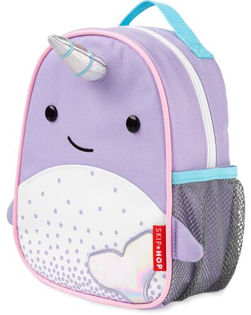 Zoo Mini Backpack with Safety Harness - Narwhal, 
