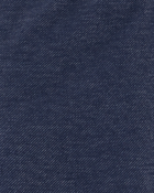 Baby 2-Pack Navy & Black Cotton Stretch Leggings, image 2 of 3 slides