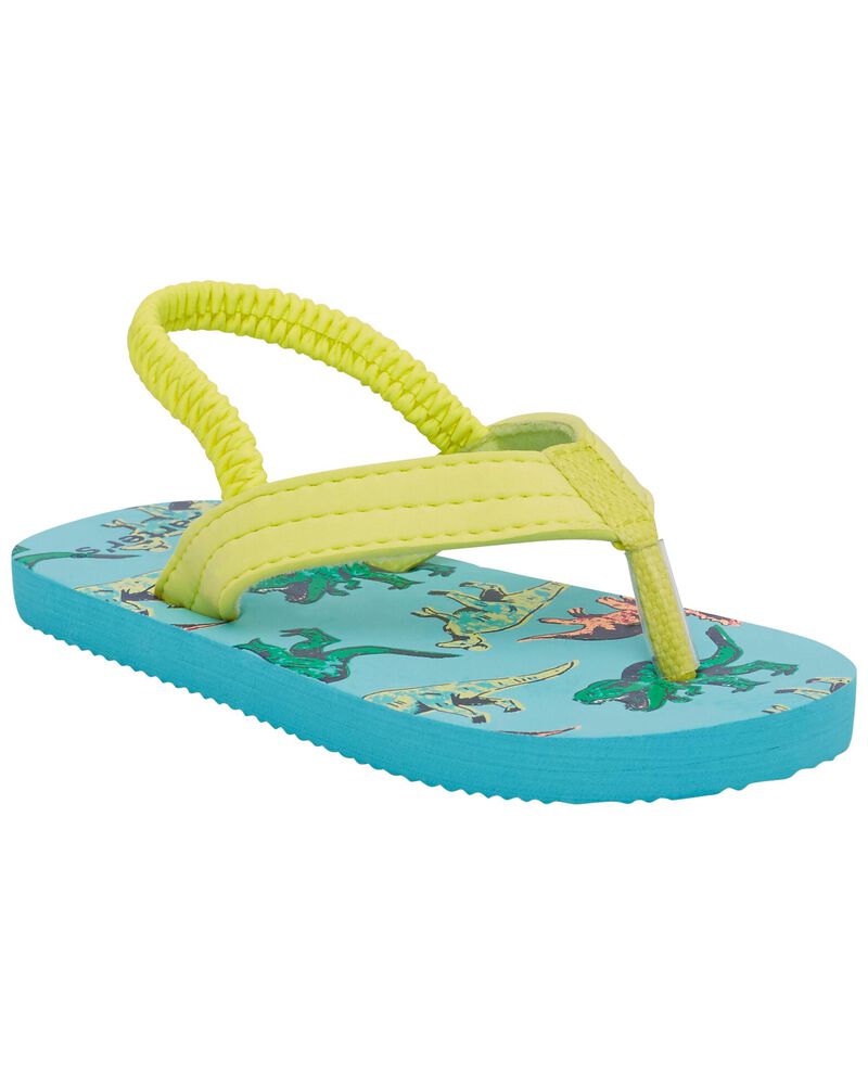 Dinosaur Flip Flops, image 1 of 4 slides