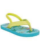 Dinosaur Flip Flops, image 1 of 4 slides