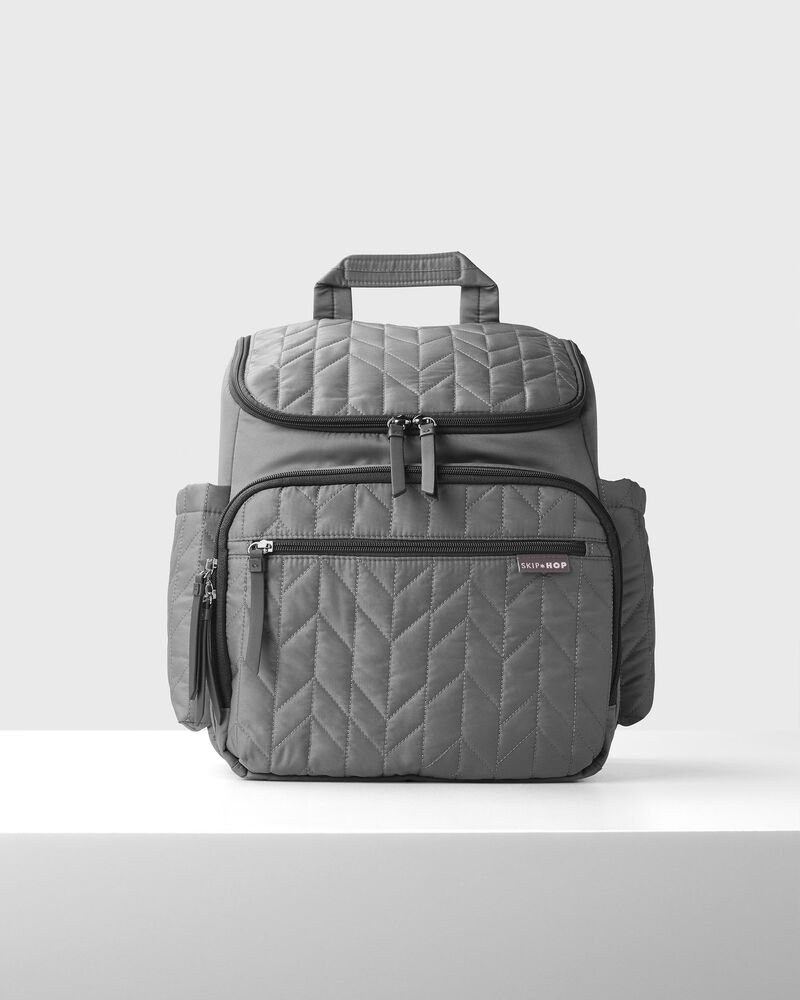 Forma Backpack Diaper Bag - Grey, image 1 of 10 slides