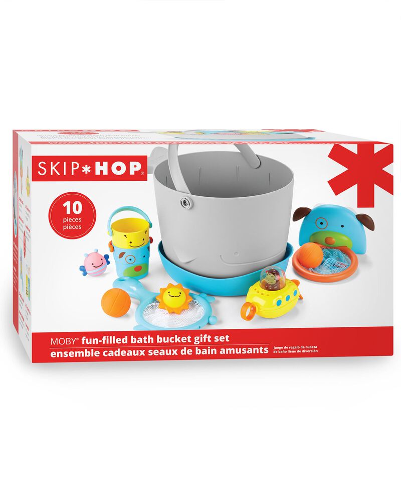 MOBY Fun-Filled Bath Toy Bucket Gift Set, image 2 of 12 slides