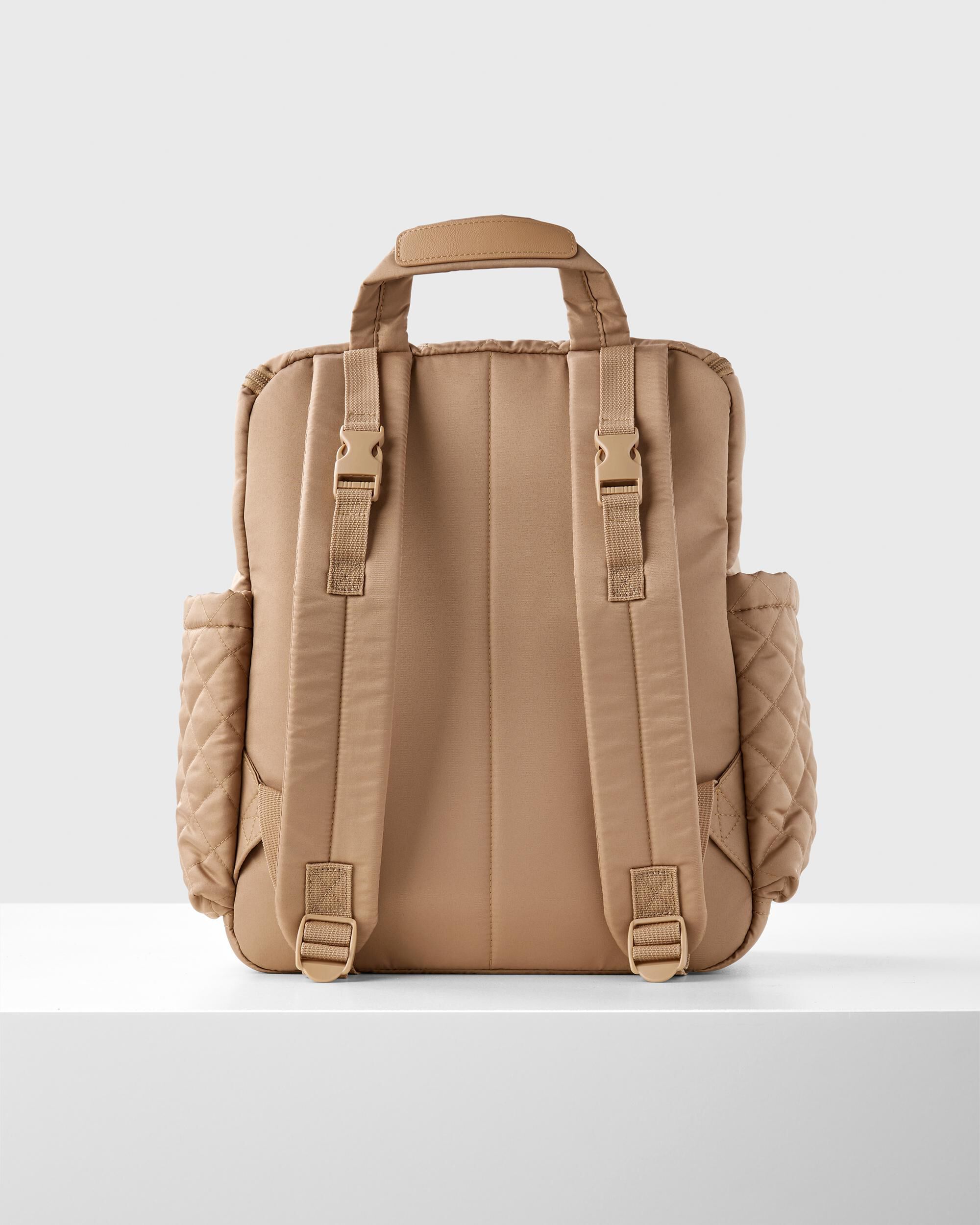 Forma Backpack Diaper Bag - Camel, image 8 of 8 slides