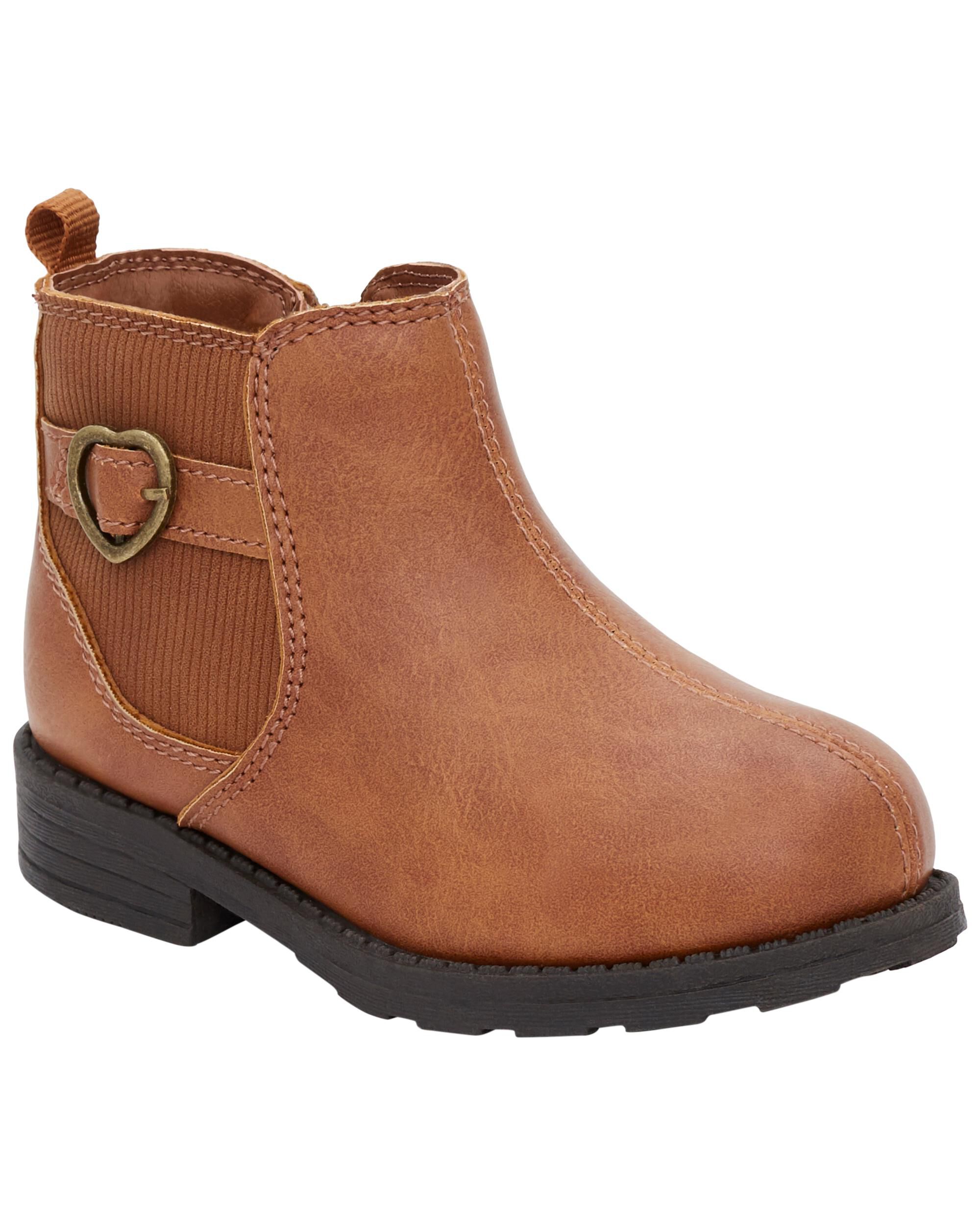 Toddler brown new arrivals leather boots
