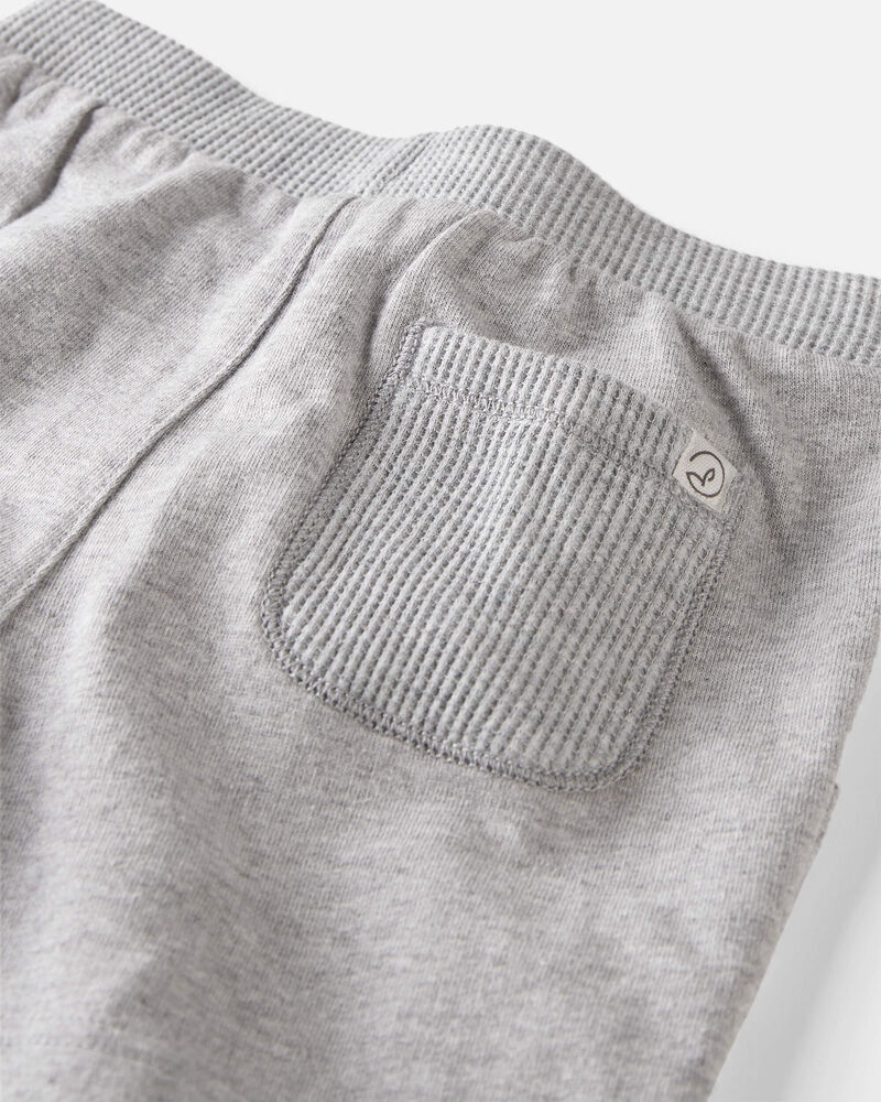 Baby 2-Pack Organic Cotton Waffle Knit Shorts, image 3 of 6 slides
