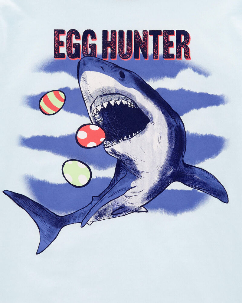 Kid Egg Hunter Shark Graphic Tee, image 2 of 3 slides