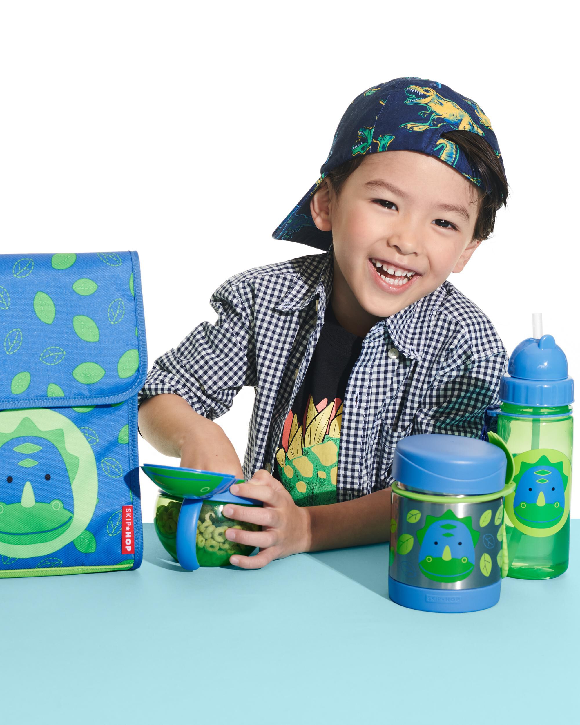 ZOO Straw Bottle 13 oz Dino