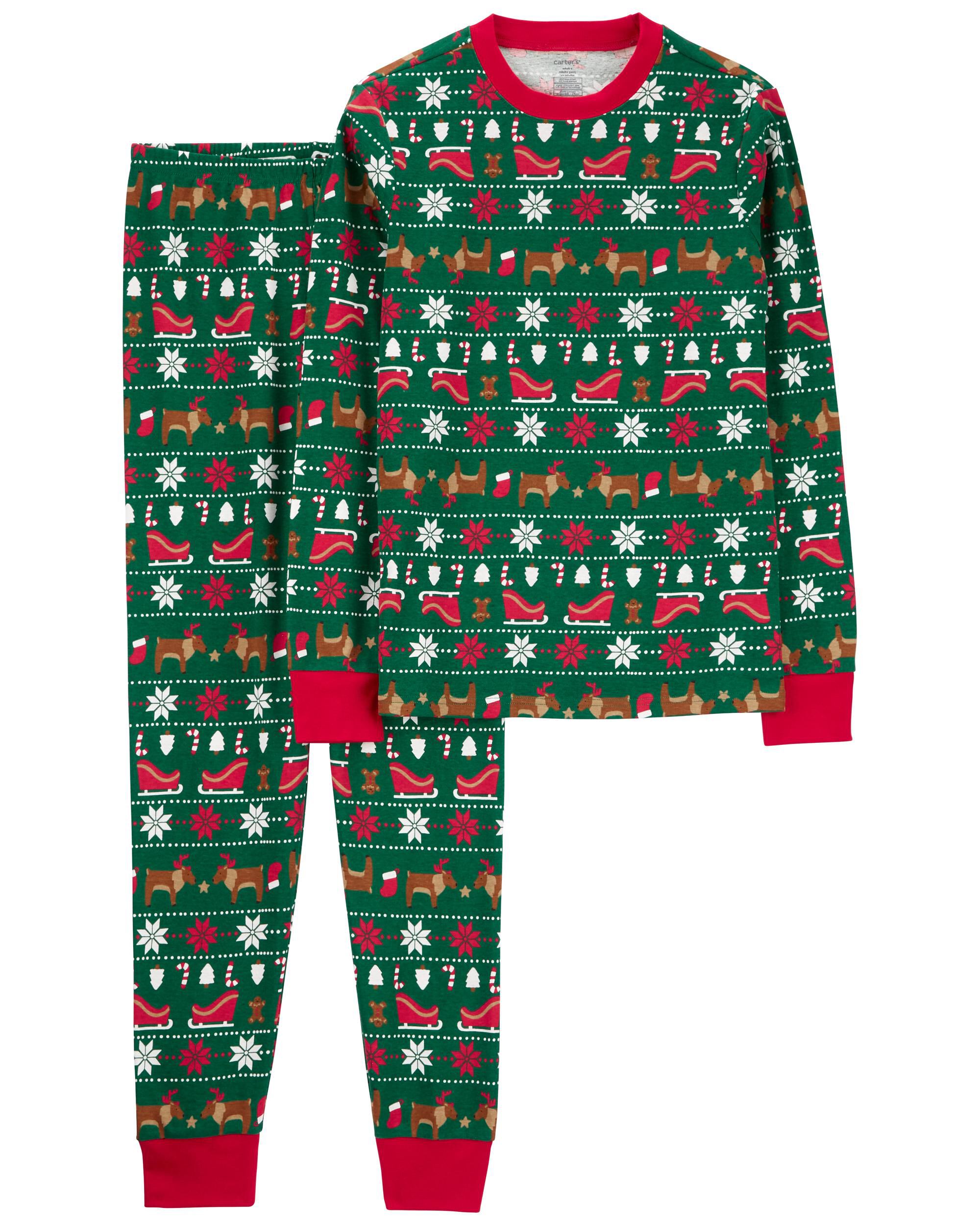 Carters christmas pajamas adults sales