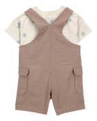 Baby 2-Piece Sunset Tee & Shortall Set, image 3 of 6 slides