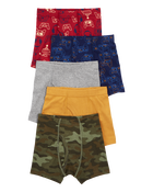 Toddler 5-Pack Boxer Briefs Underwear, image 1 of 3 slides
