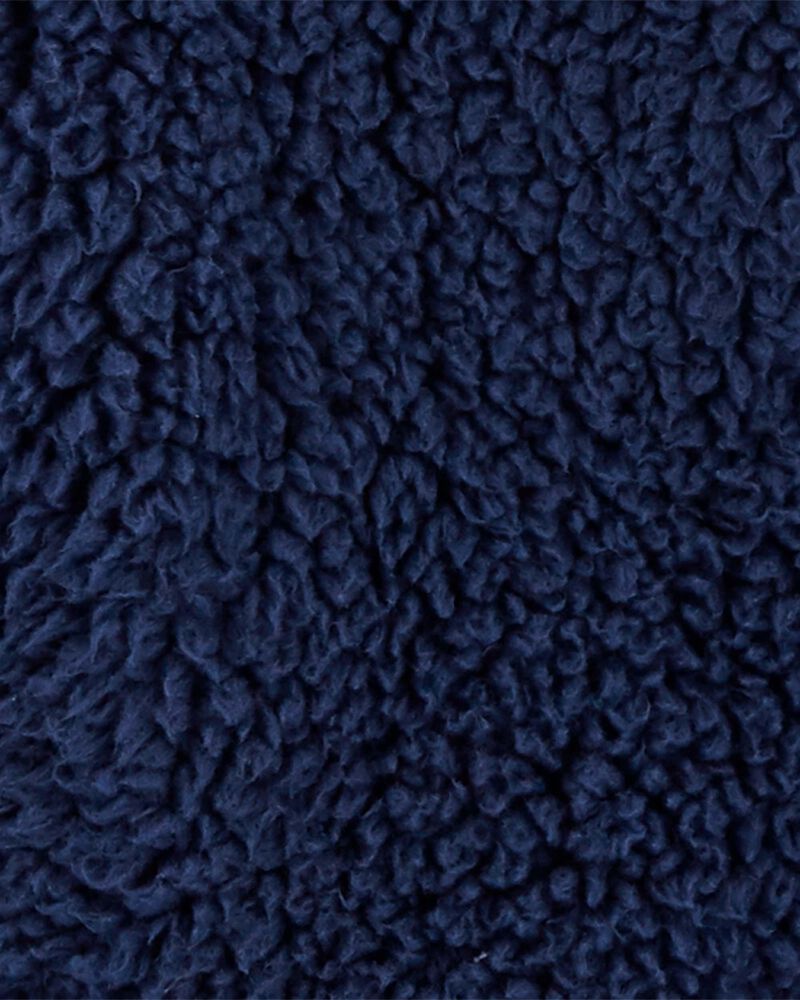 Baby Quarter Zip Sherpa Pullover, image 2 of 3 slides