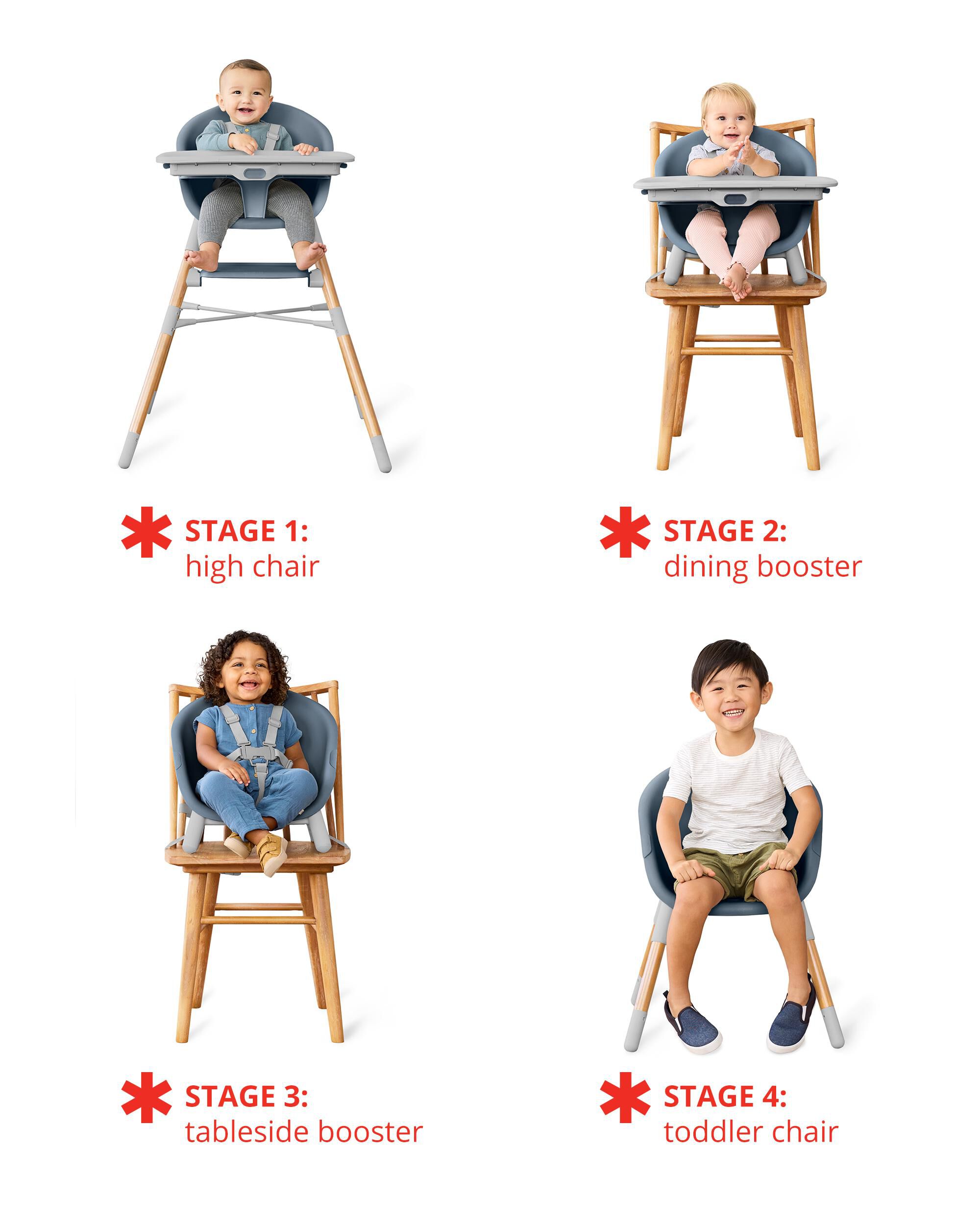 EON 4-in-1 High Chair - Slate Blue, 