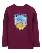 Kid The Great Outdoors Long-Sleeve Graphic Tee, image 1 of 3 slides