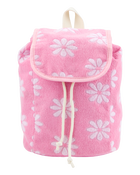 Carter's  Flower French Terry Mini Backpack, image 1 of 2 slides