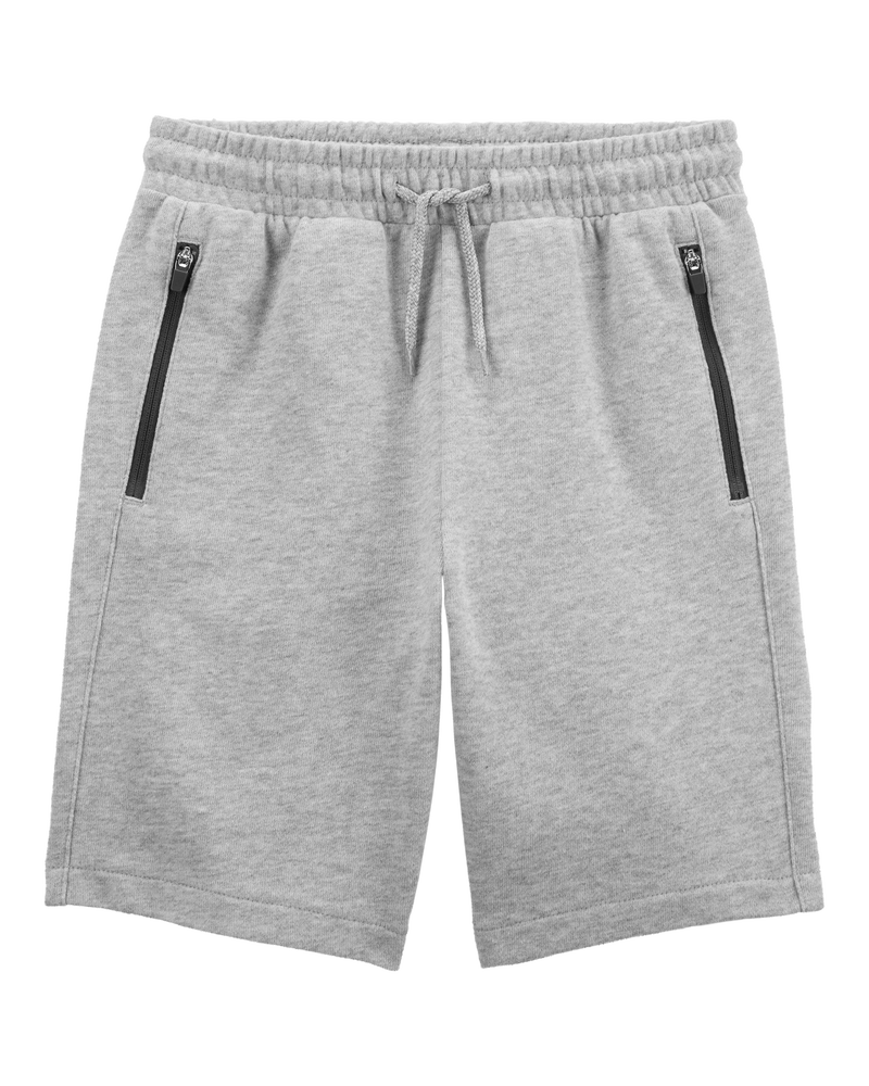 Kid Drawstring Lounge Short - Grey, image 1 of 4 slides