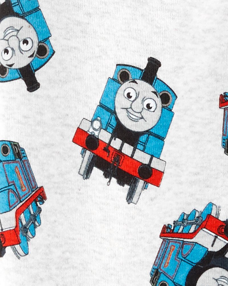 Toddler Thomas & Friends 100% Snug Fit Cotton Footie Pajamas, image 2 of 3 slides