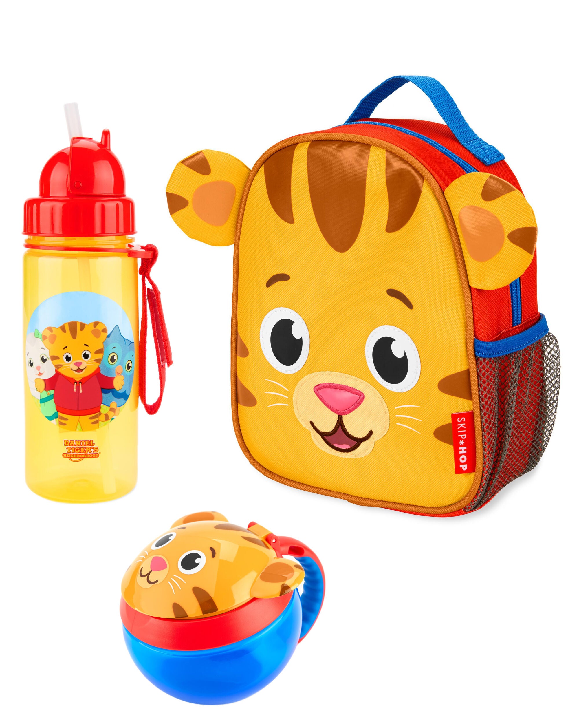 Daniel Tiger Daniel Tiger Mini Backpack Straw Bottle Snack Cup Set skiphop