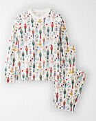 Adult Organic Cotton Pajamas Set, image 1 of 4 slides