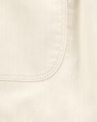 Boys Pull-On Twill Shorts - Khaki, image 3 of 4 slides