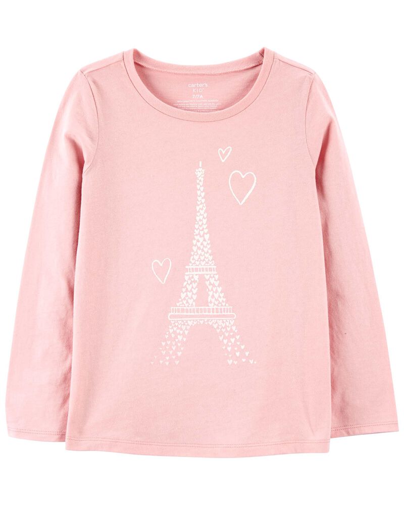 Eiffel Tower Graphic Tee, image 1 of 3 slides