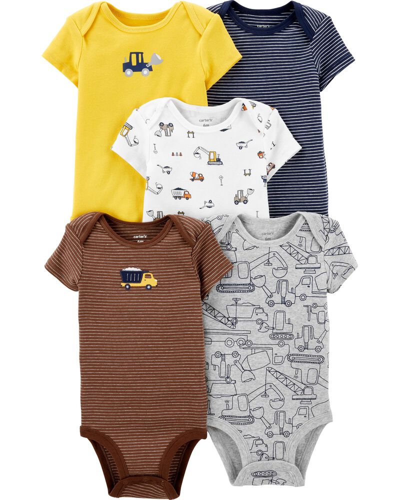 5 Pack Construction Original Bodysuits Skiphop Com