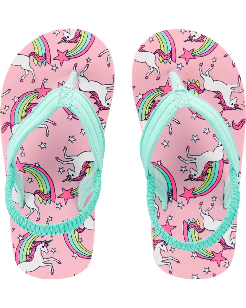 Carter S Unicorn Flip Flops Skiphop Com