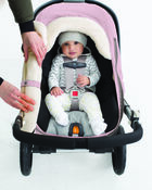 Stroll & Go Car Seat Cover - Pink Heather, image 8 of 9 slides