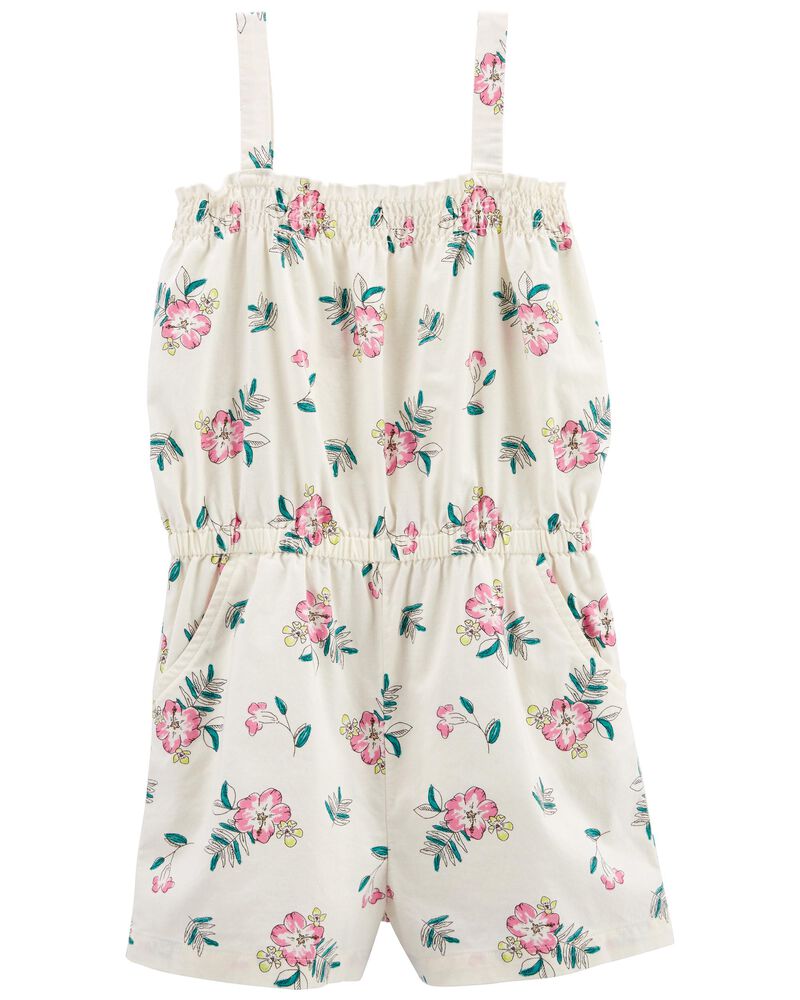 Kid Floral Print Romper, image 1 of 3 slides