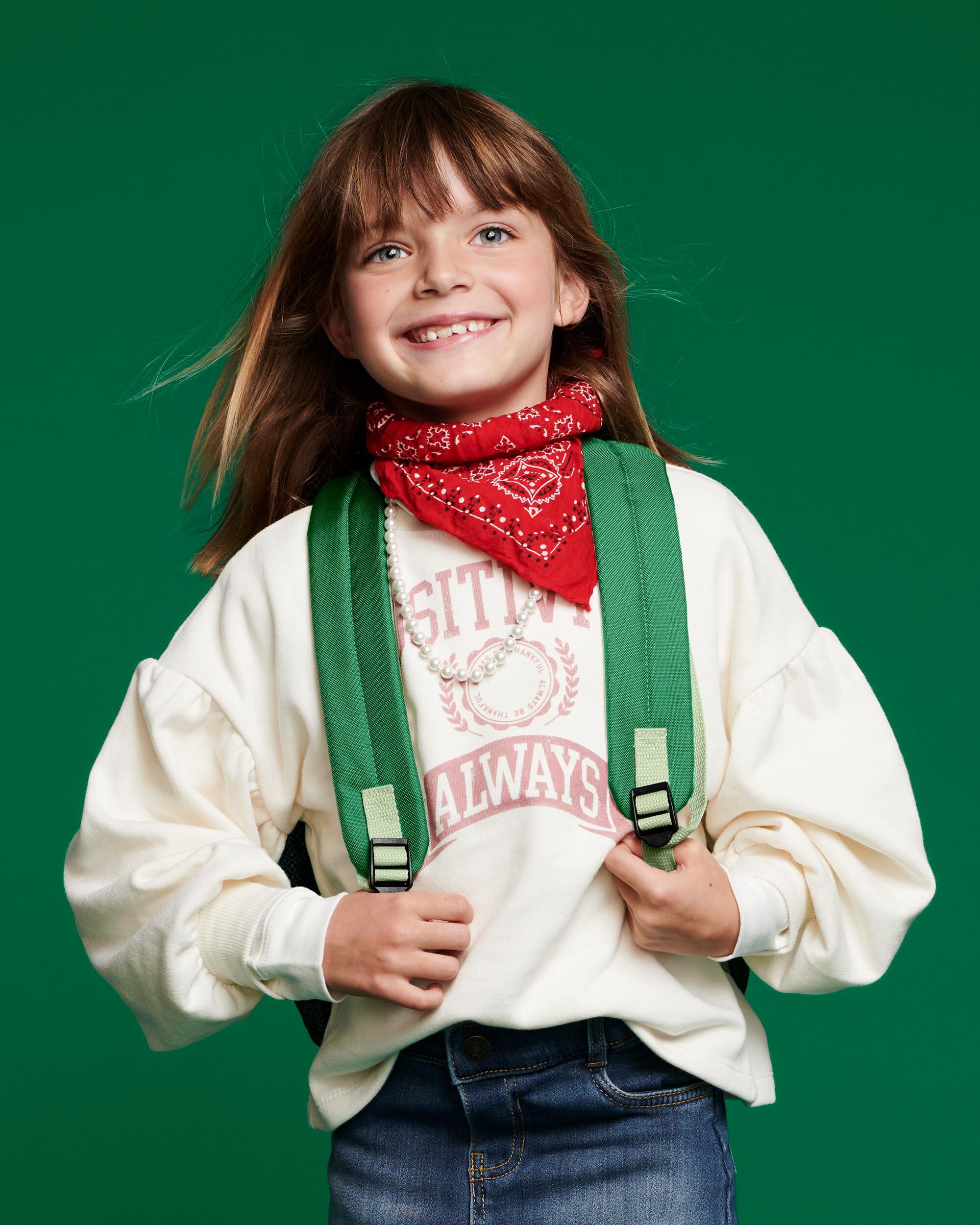 Spark Style Big Kid Backpack - Strawberry, image 10 of 14 slides