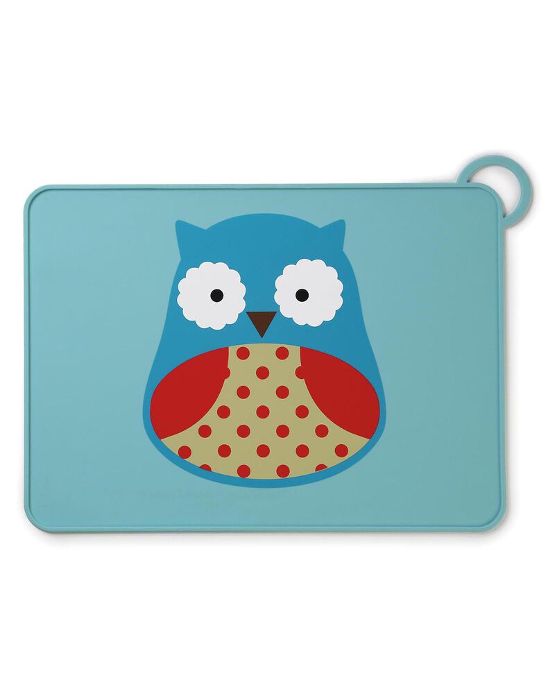 Zoo Fold & Go Silicone Kids Placemat, image 1 of 1 slides