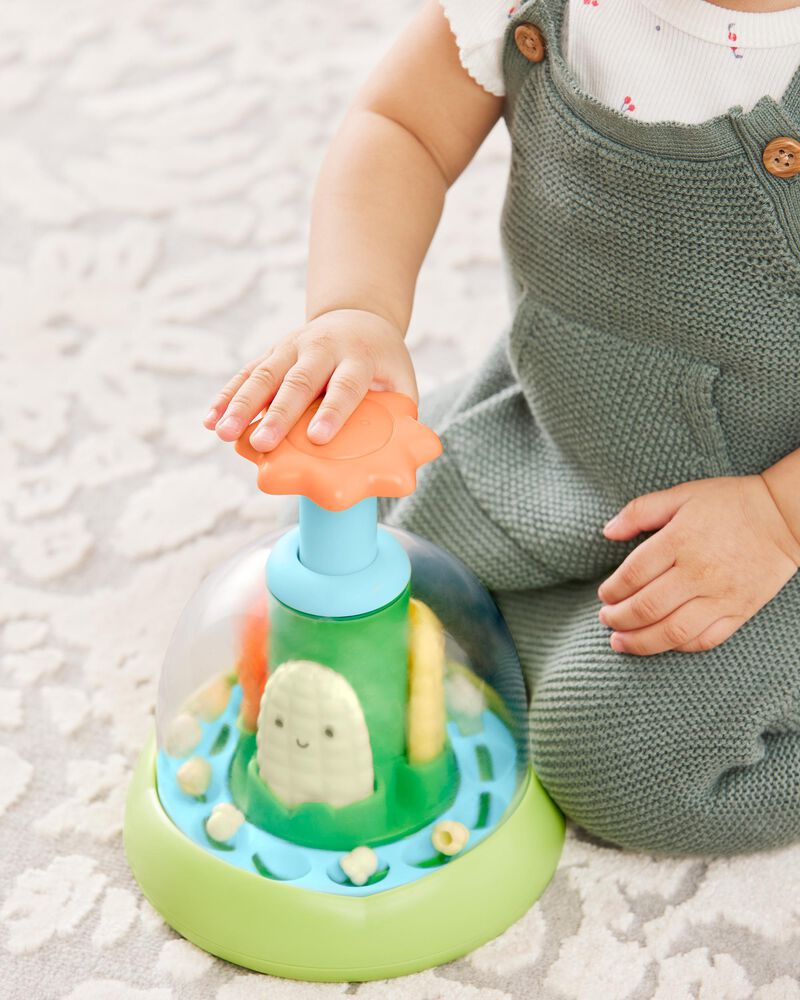 Farmstand Push & Spin Baby Toy, image 5 of 6 slides