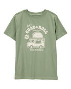 Kid Guac & Roll Short-Sleeve Graphic Tee - Green, image 1 of 3 slides