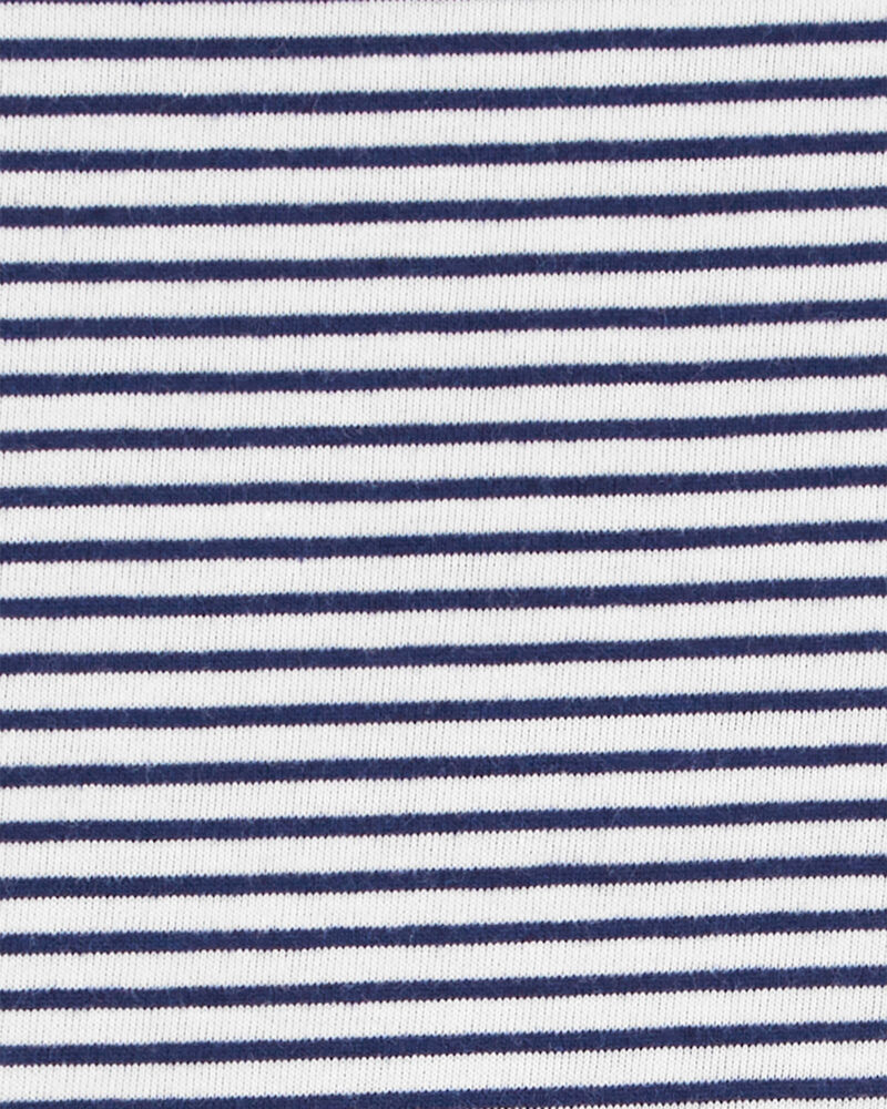 Baby Striped Eyelet Ruffle Bodysuit, image 2 of 2 slides