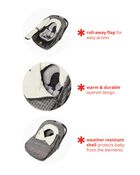 Stroll & Go Car Seat Cover - Pink Heather, image 3 of 8 slides