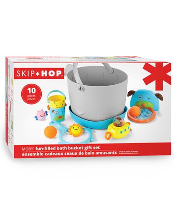 MOBY Fun-Filled Bath Toy Bucket Gift Set, 