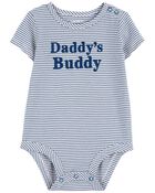 Baby Cotton Daddy's Buddy Bodysuit, image 1 of 3 slides