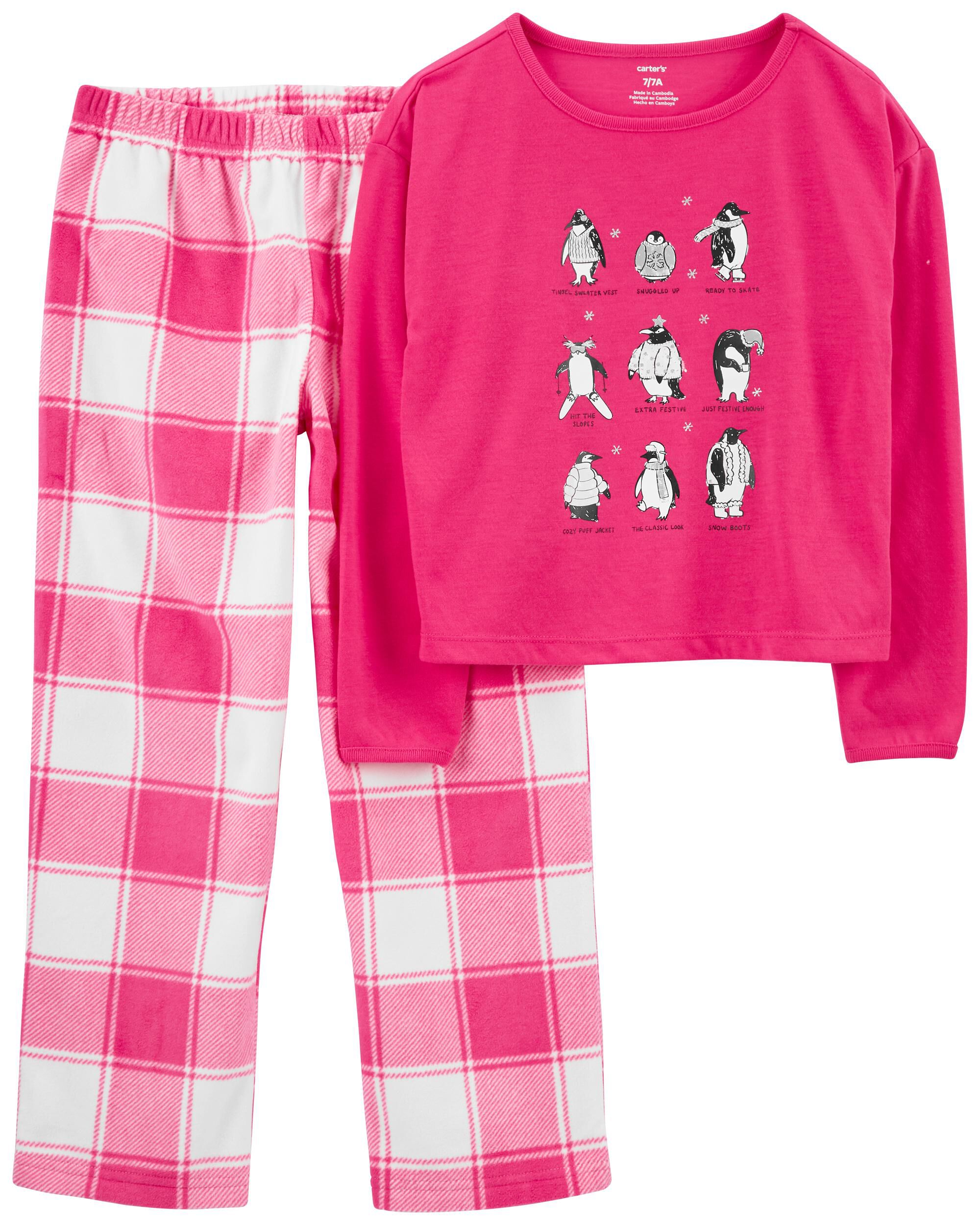 Girls penguin store pjs