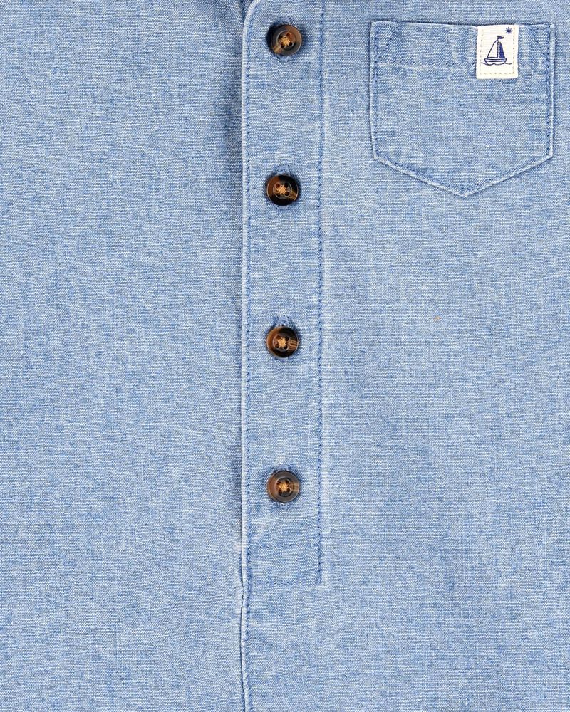 Baby Chambray Romper, image 2 of 3 slides