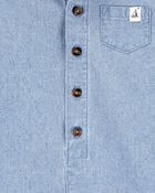 Baby Chambray Romper, image 2 of 3 slides