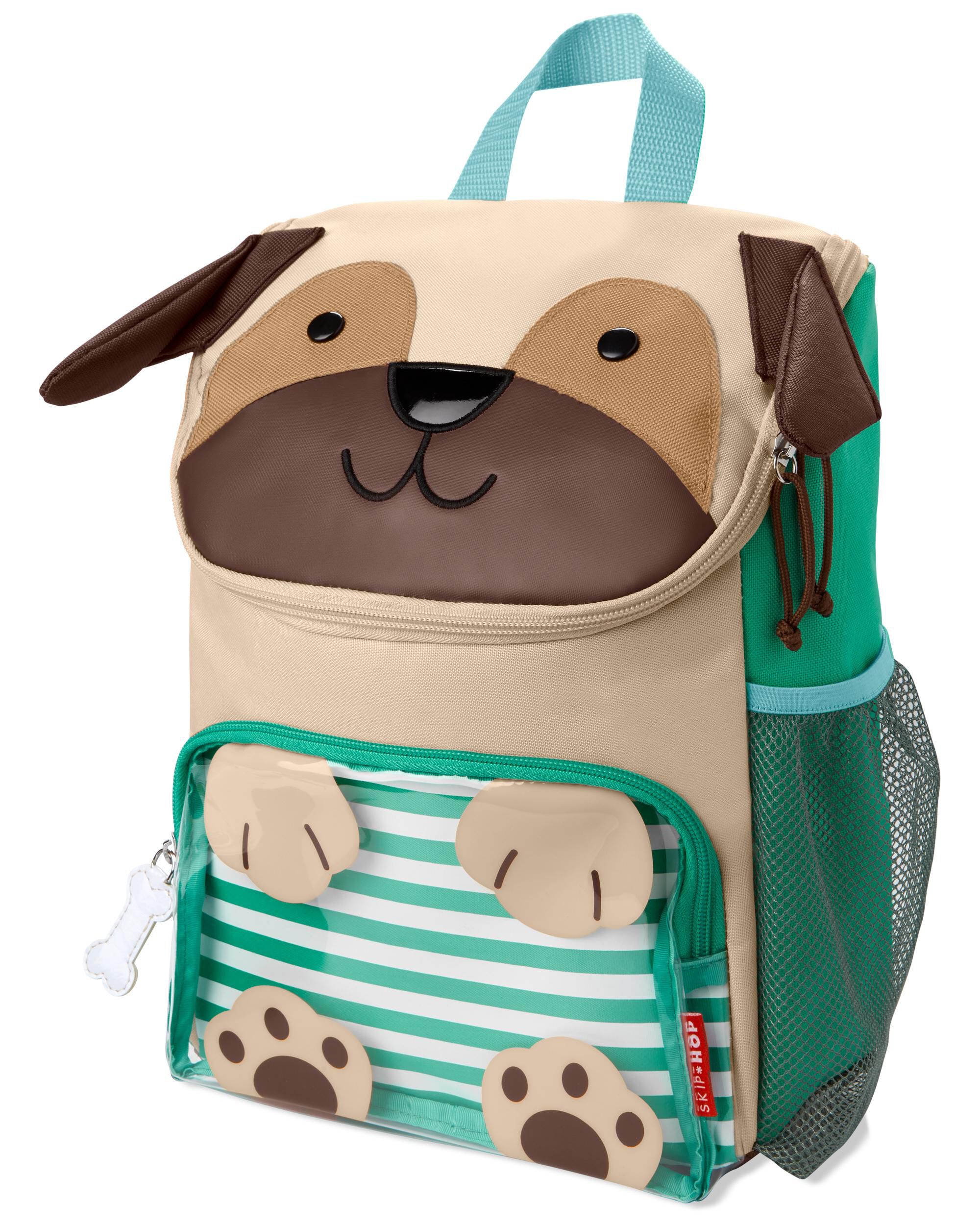 Pug Zoo Big Kid Backpack - Pug | skiphop.com