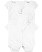 Baby 5-Pack Short-Sleeve Bodysuits, image 1 of 2 slides