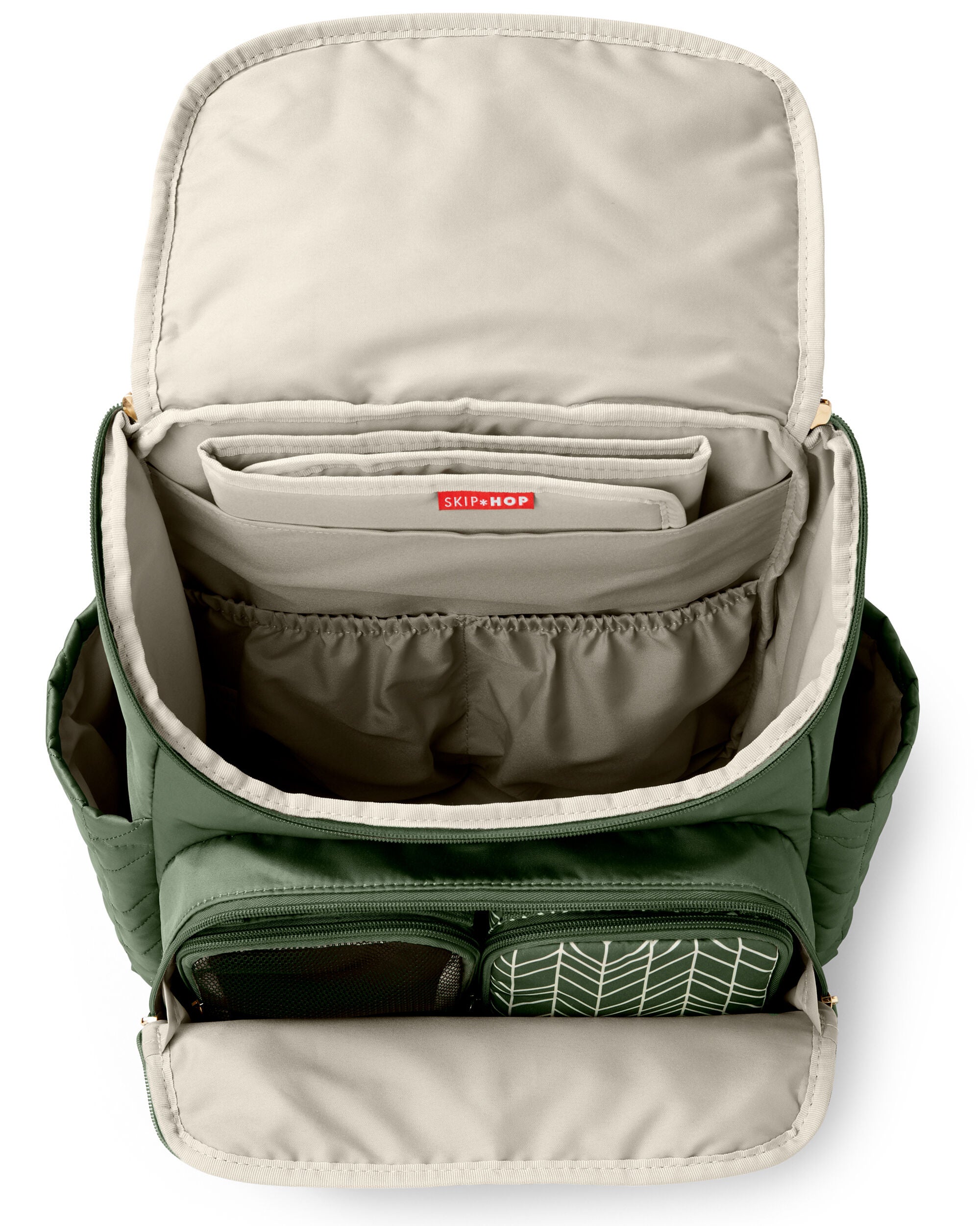 Forma Backpack Diaper Bag - Sage, image 13 of 15 slides